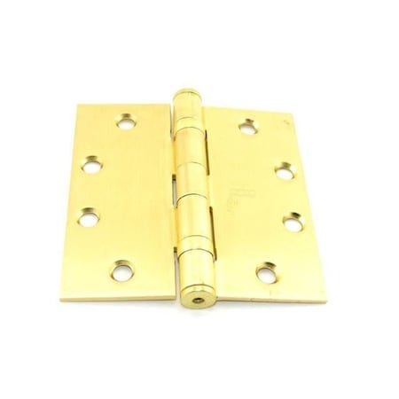 Best Hinges 4-1/2inx4-1/2in Steel Full Mortise Ball Bearing Standard Weight Square Corner Hinge # 068784 FBB1794124